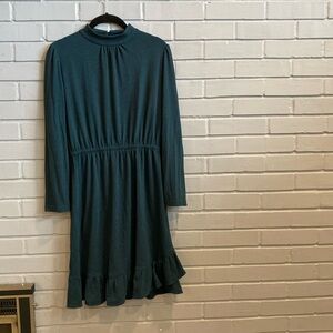 Miss L. Ray Girls Midi Dress in Teal